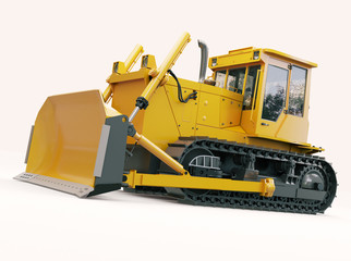 Fototapeta premium Heavy crawler bulldozer
