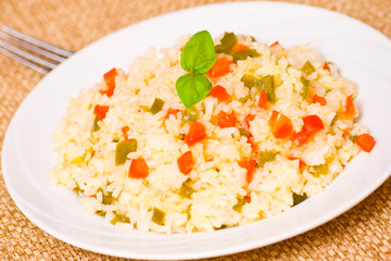 rice with vegetables