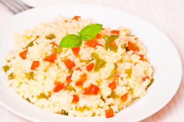 rice with vegetables