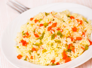 rice with vegetables