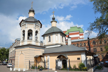 Fototapeta na wymiar Moskwa, Kościół św Sergiusza z Radoneża