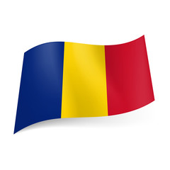Fototapeta premium State flag of Chad.