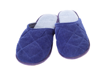 Blue slippers