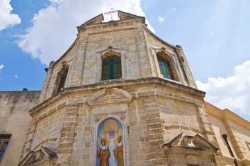 Fototapeta na wymiar Kościół SS. Kosmy i Damiana. Mesa. Puglia. Włochy.