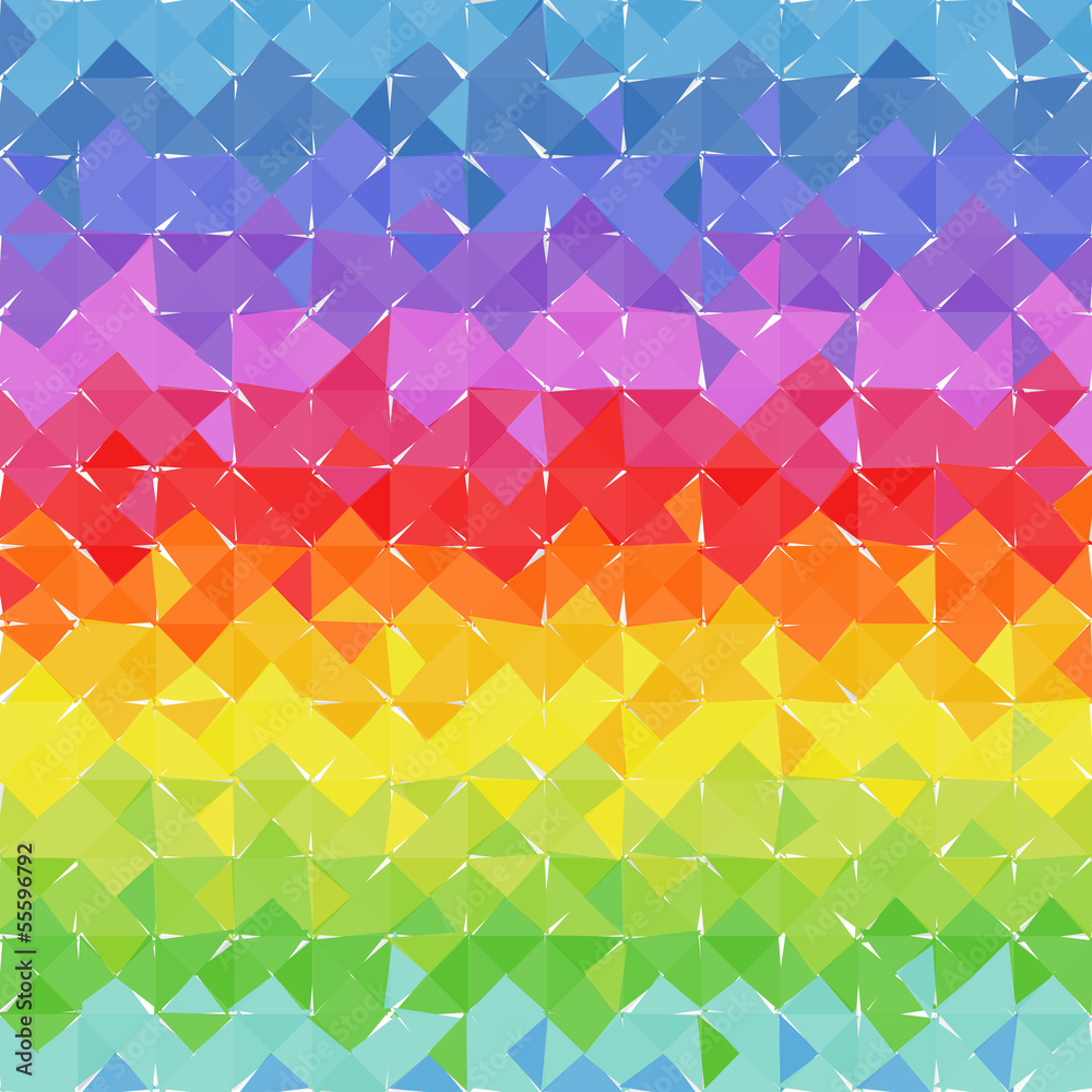 Aufkleber Abstract geometric background of color blocks