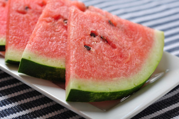 Sliced water melon