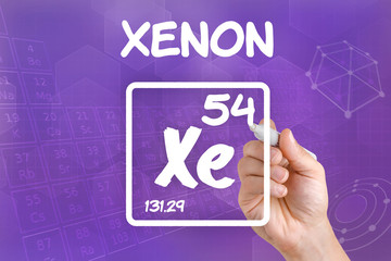 Symbol für das chemische Element Xenon