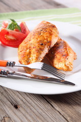 Grilled chicken breasts 