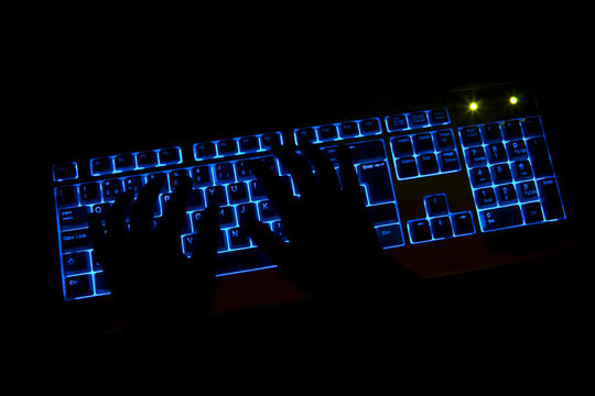 Computer typing 02