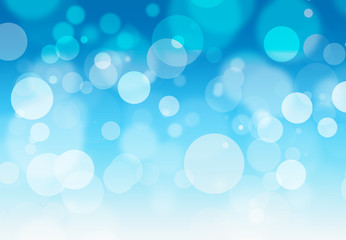 blue bokeh background