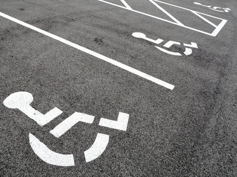 Handicap parking spots