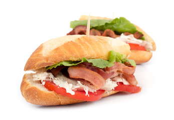 chicken bacon sub sandwich