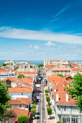View of Arcachon and Atlantic ocean, France