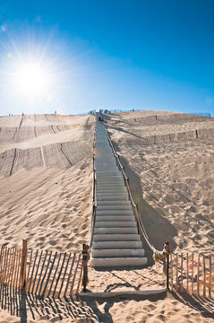 Dune du Pyla - the largest sand dune in Europe, Aquitaine, Franc