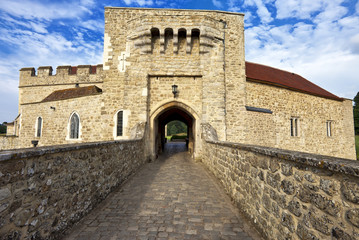 Leeds castle gate entrance, Kent, United Kingdom