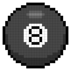 8-bit pixel 8 ball