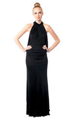 Naklejka premium Proud sophisticated woman with attitude