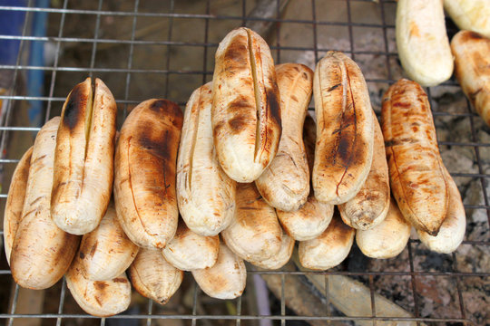 Grilled Cultivated Banana