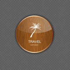 Travel application icons vector illustration