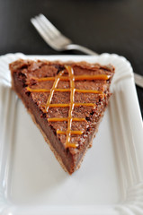 Schokoladen Karamell Tarte
