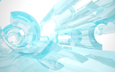 Abstract background element in blue and white colors 