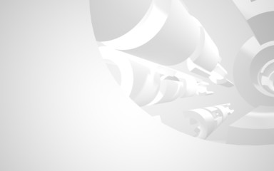Abstract background element in white colors 