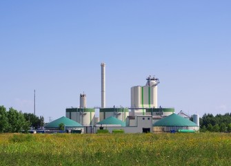 Fototapeta na wymiar Biogasanlage - biogazownia 90