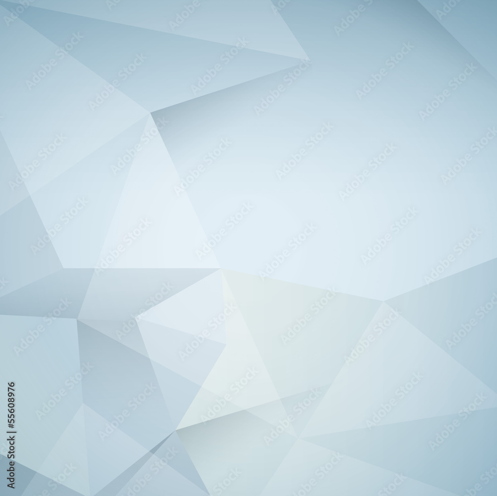 Wall mural Polygonal design / Abstract geometrical background.