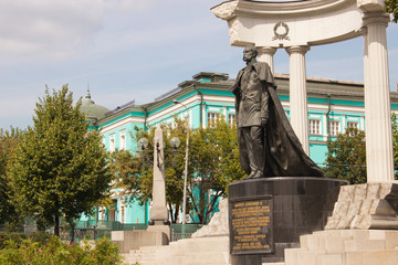 The monument to Alexander II in Moscow