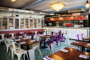 stylish Italian restaurant