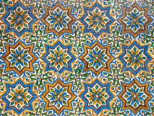 moroccan vintage tile background