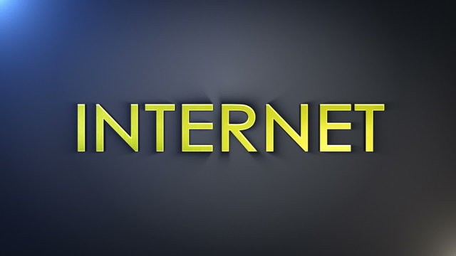 Internet Gold Text, with Final Explosion, Loop