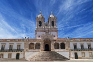 Fototapeta na wymiar Iglesia en Nazare, Portugal by Carlos Sanchez