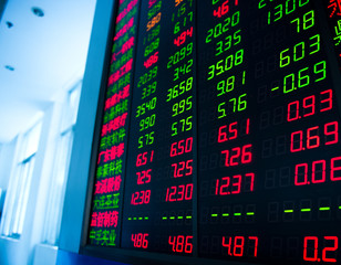 Fototapeta premium Stock market quotes