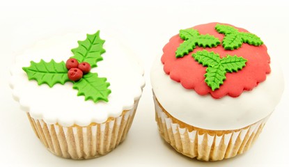 Cupcake de navidad