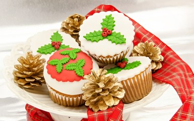 Cupcake de navidad