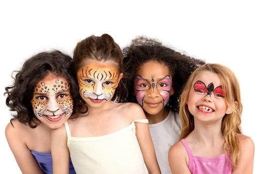 Face painting group