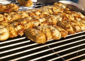 grilled sheep milk cheeses called OSCYPEK
