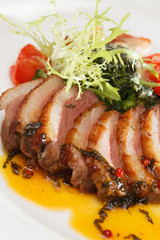 roasted pork with vegetables