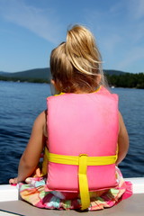 Little Girl On Boat