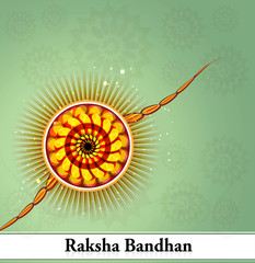Indian festival raksha bandhan beautiful design
