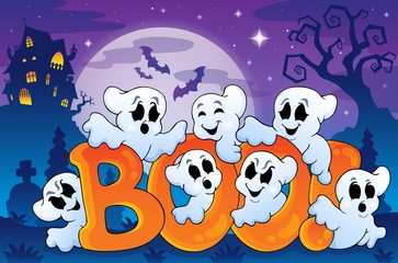 Fototapeta premium Ghost theme image 6