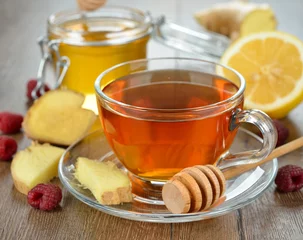 Acrylic prints Tea with ginger