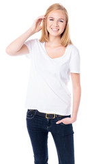 Fototapeta premium Happy young female student