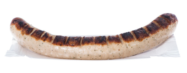 German Bratwurst (on white)