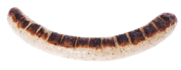 German Bratwurst (on white)