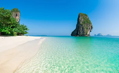 Foto op Plexiglas Railay Beach, Krabi, Thailand Railay-strand in Krabi, Thailand