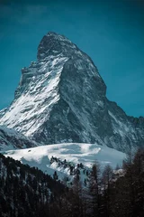 Crédence de cuisine en verre imprimé Cervin The Matterhorn in Switzerland
