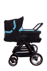 Kinderwagen isoliert