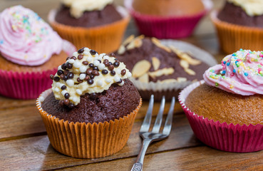 mixed tartlets on a table